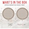 Emporio Kitchen Non-Stick Pizza Pan, 13in Carbon Steel, Perforated, White Marble Coating, Oven Safe EKPIZP1XWH - alternate 5