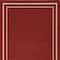Homeroots 6' X 9' Brick Red And Ivory Indoor Outdoor Area Rug 545497 - alternate 4