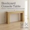 Alaterre Furniture Stockyard Solid Wood Console Table 56 in Modern Farmhouse Entryway Table AFTBL-020 - alternate 3
