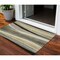 Homeroots 3' X 5' Taupe Gray And Black Abstract Washable Indoor Outdoor Area Rug 603689 - alternate 1
