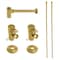 Kingston Brass Plumbing Sink Trim Kit with Bottle Trap, Brushed Brass CD53307DLLKB30 - alternate 1