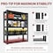 Wrightmaster 47.2in.*18in.*78in. Heavy Duty 5-Tier Garage Shelving with Adjustable Height ZoroP463322 - alternate 5