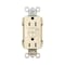 Pass & Seymour Spec Grade Tamper-Resistant GFCI Receptacle, 15A, Light Almond 1595-TRALA - alternate 2