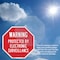 Signmission Warning Protected by Electronic Sur, 6 Inch X 6 Inch, Plastic Sign OC-P-6-332 - alternate 3