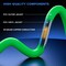 Maximm 1ft Lighted Outlet Saver Extension Cord, 3PK, Multicolor, 3PK 1OUT-EXT-BLOGR-LITEND-1FT-3PK - alternate 5