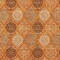 Homeroots 10' X 14' Orange Ivory And Gray Floral Medallion Washable Indoor Outdoor Area Rug 614622 - alternate 5