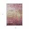 Homeroots 9' X 12' Mauve And Pink Striped Washable Indoor Outdoor Area Rug 610905 - alternate 3