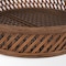 Homeroots Set of Two Brown Round Wicker Handmade Serving Tray 609099 - alternate 7