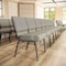 Flash Furniture Gray Dot Fabric Church Chair, PK4 4-FD-CH0221-4-SV-GYDOT-BAS-GG - alternate 4