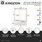 Kingston Brass 60" Acrylic Alcove Left-Hand Drain Tub with Right Sliding Tub Door, White/Brushed Nickel KVTDE603122L8 - alternate 5