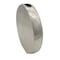 Homeroots 15" Silver Aluminum Round Disc Table Vase 574242 - alternate 5