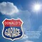 Signmission Donald's Garage, 6 inch X 6 inch, Plastic Sign, 2PK SHI-P-2PACK-6-383-DONALD - alternate 2