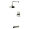 Kingston Brass Single-Handle Pressure Balanced Tub and Shower Faucet, Polished Nickel KB6346NDL - alternate 1