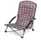Picnic Time Family Of Brands Tranquility Beach Chair with Carry Bag, Vibe Collection - Navy Blue, Orange, & Gray Pattern 792-00-325-000-0 - alternate 1