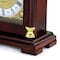 Bedford Clock Collection Redwood Mantel Clock with Chimes BED-LOUIZA - alternate 6