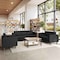 Flash Furniture HERCULES Artemis 3 Piece Black LeatherSoft Reception Set, 8 AC Outlets/4 USB/4 USB-C Ports ZB-8921-SET-BLK-GG - alternate 5