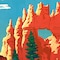 Homeroots 12" X 18" Vintage 1950S Bryce Canyon National Park Wall Art 394262 - alternate 4