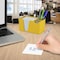 Acrimet Desktop Organizer Pencil, Pen, Paper, Clip, Caddy Holder (Plastic) (Paper Included) (Yellow Color) 954.AC - alternate 6