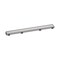 Hansgrohe RainDrain Match Trim Zero/ Tile 27 5/8" with Height Adjustable Frame in Brushed Stainless Steel 56037801 - alternate 1