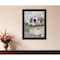 Homeroots Fresh Garden Basket Black Framed Print Wall Art 530171 - alternate 2