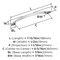 Amerock Arc 6-5/16 inch (160mm) Center-to-Center Polished Chrome Cabinet Pull, 25PK 25VMP6915826 - alternate 3