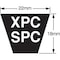 Gates Narrow V-Belt, Metric Power, SPC5600, SPC, EPDM, 5630 mm, 22-mm Top Width SPC5600 - alternate 2