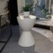 Leisuremod Loft Modern Fiberstone Hourglass Side Table, Weather-Resistant, Fully Assembled LST14W - alternate 6