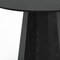 Homeroots 46" Black Solid Wood Pedestal Base Round Top Dining Table 721059 - alternate 4