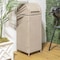 Happimess Darla 31.39-Gallon All-Weather Wicker/Metal Swing Top Hideaway Outdoor Trash Can, Light Pink/White HPM1202D - alternate 1