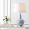 Jonathan Y Chinois 30" Ceramic/Iron Classic Cottage LED Table Lamp, Blue/White JYL5051A - alternate 4