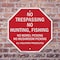 Signmission No Trespassing No Hunting, Fishing, 6 inch X 6 inch, Plastic Sign, 2PK OC-P-2PACK-6-97 - alternate 4