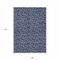 Homeroots 9' X 12' Navy Blue Denim Blue And Ivory Floral Washable Indoor Outdoor Area Rug 581910 - alternate 4