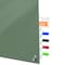 Ghent Harmony Glassboard w/ Standoffs, Magnetic, Square Corners, 2'H x 3'W, Smoke HMYSM23SK - alternate 2