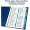 Avery Dividers, Toc, Dblclm, 32Tab 32PK AVE11322 - alternate 2