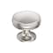 Amerock Renown 1-1/4 inch 32mm Diameter Polished Nickel Cabinet Knob BP36793PN - alternate 1