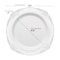 Smarty Had A Party White with Silver Fancy Round Disposable Plastic Dinnerware Value Set, 240PK 8880-WHSVP-CASE - alternate 7