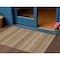 Homeroots 3' X 5' Orange And Copper Striped Washable Indoor Outdoor Area Rug 610606 - alternate 1