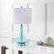 Jonathan Y Cecile 25.5" Glass Teardrop LED Table Lamp, Aqua/Chrome, 2PK JYL1081B-SET2 - alternate 7