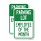 Signmission Employee of the Month 2, 12'' X 18'' 2 Signs, Heavy Gauge Aluminum, 2PK A-1218-2PACK-24105 - alternate 1