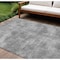 Homeroots 10' X 14' Gray Washable Indoor Outdoor Area Rug 598829 - alternate 1