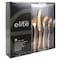 Gibson Elite Stonehenge 20 Piece Flatware Set in Rose Gold 79576.2 - alternate 2