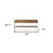 Homeroots 63in Brown Solid Wood Two Drawer Sideboard 380384 - alternate 5