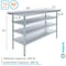 Amgood 24in D x 60in L Stainless Steel Table, Three Undershelves AMG WT-2460-3SH-Z - alternate 6