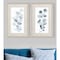 Homeroots Set Of Two Gray Botanical White Framed Print Wall Art, 2PK 525981 - alternate 2