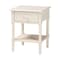 Baxton Studio Braith Farmhouse Ivory Spindle Wood 1-Drawer Nightstand 258-14209-ZORO - alternate 1