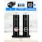 Simple Deluxe Electric Salt and Pepper Grinder Set-Automatic Salt Pepper Mill Shakers, Black, 2PK HKGRINE70BLKX2 - alternate 4