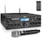 Pyle Pyle Wireless Microphone Bluetooth Amplifier - 200W Peak Power, Dual Channel, For Karaoke, Home Theater PDA8BUWM - alternate 1