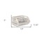 Homeroots 13" Gray Solid Wood Desk Organizer 399660 - alternate 4