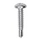 Auveco #10-16 x 1in Phillips Pan Head Number 2 Teks Screw Zinc, 100PK 9609 - alternate 1