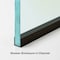 Fab Glass And Mirror Fixed Shower Screen for Bathroom | Oil Rubbed Bronze Finish | Water Repellent | 3/8in Tempered G MSD1-36-72OB - alternate 7